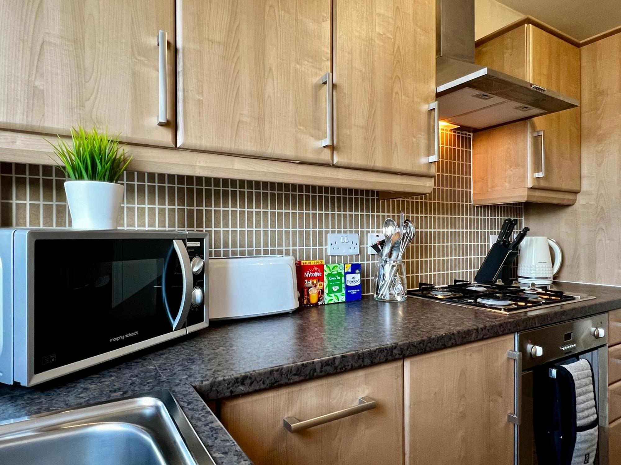 Stylish Modern Flat With Juliet Balcony & Parking Apartment Glasgow Luaran gambar