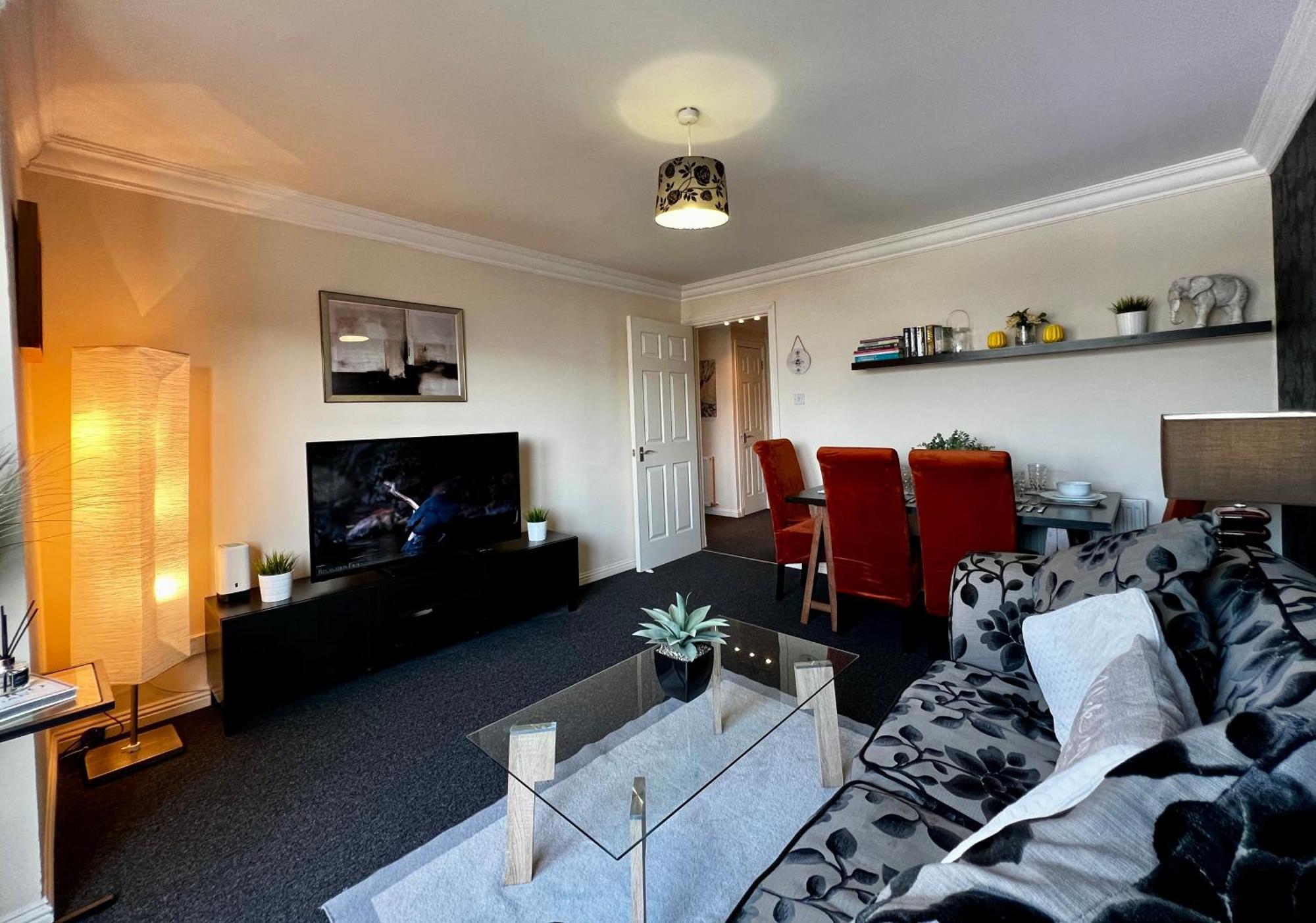 Stylish Modern Flat With Juliet Balcony & Parking Apartment Glasgow Luaran gambar