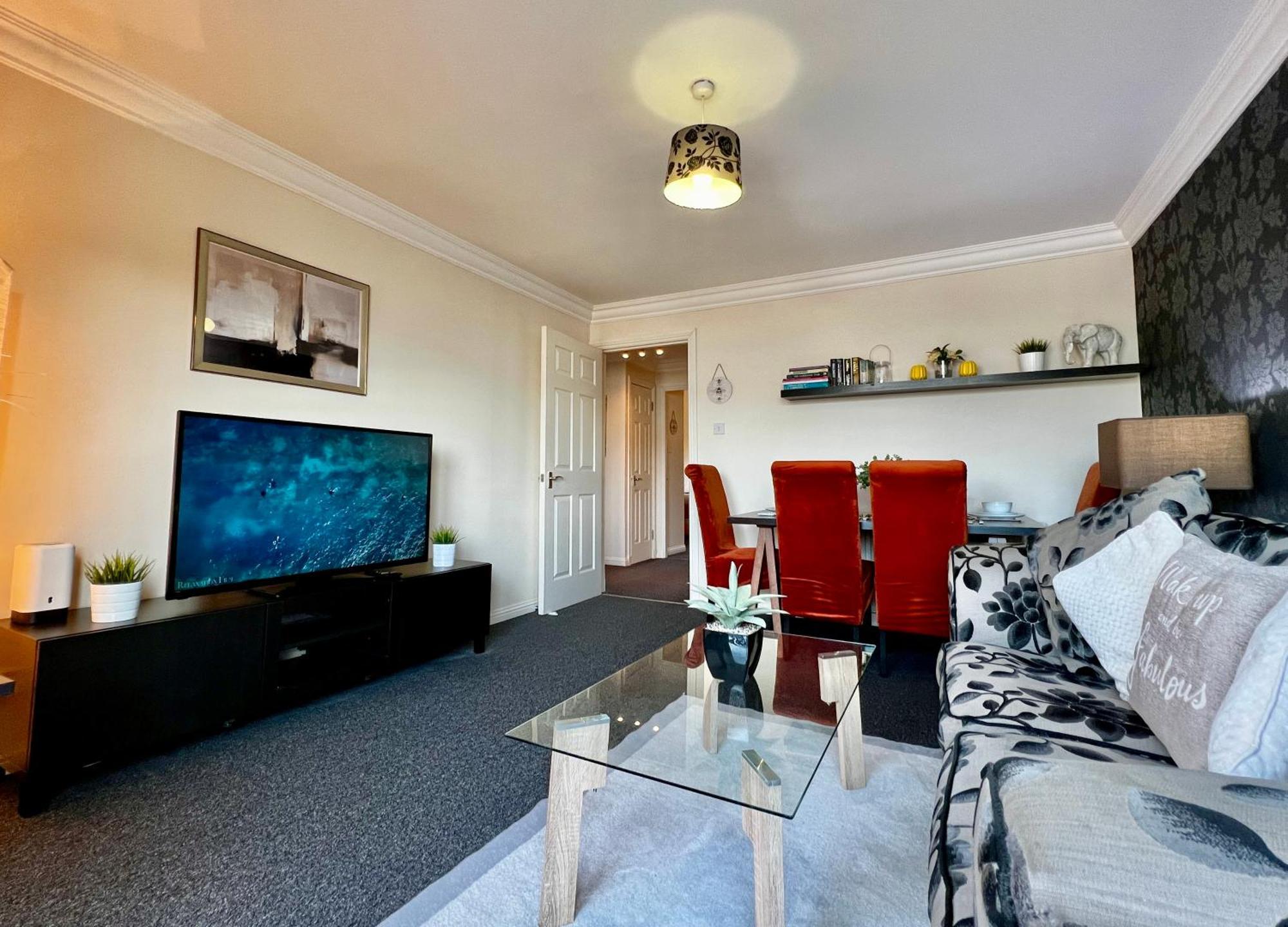 Stylish Modern Flat With Juliet Balcony & Parking Apartment Glasgow Luaran gambar